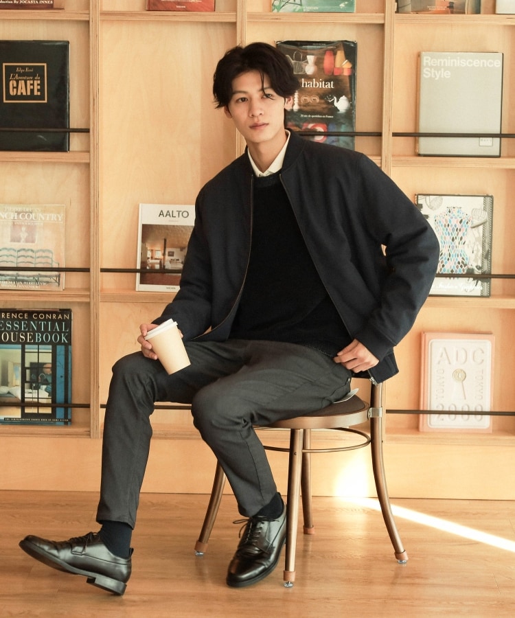 ザ ショップ ティーケー（メンズ）(THE SHOP TK(Men))の【ハグするニット】モールニットクルーネック　親子リンク/ユニセックス22