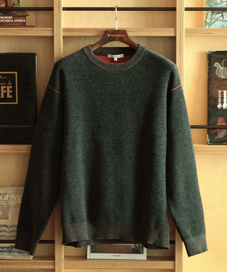 ザ ショップ ティーケー（メンズ）(THE SHOP TK(Men))の【ハグするニット】モールニットクルーネック　親子リンク/ユニセックス5