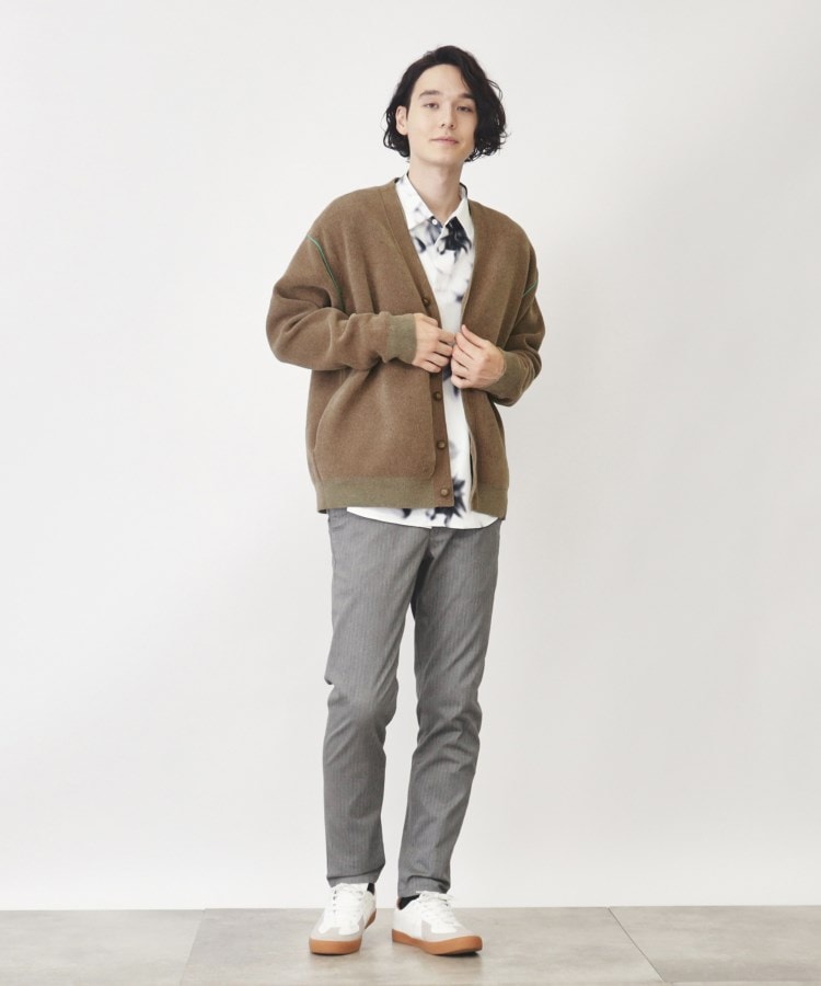 ザ ショップ ティーケー（メンズ）(THE SHOP TK(Men))の【ハグするニット】モールニットカーディガン 親子リンク/ユニセックス30