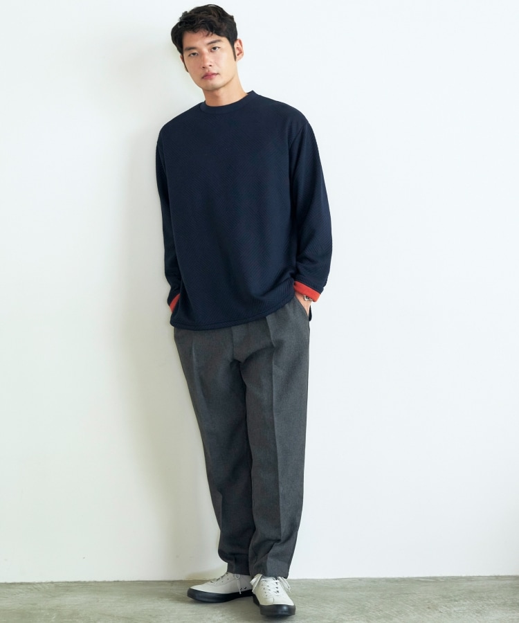 ザ ショップ ティーケー（メンズ）(THE SHOP TK(Men))のふくれキルティングフリースプルオーバー4