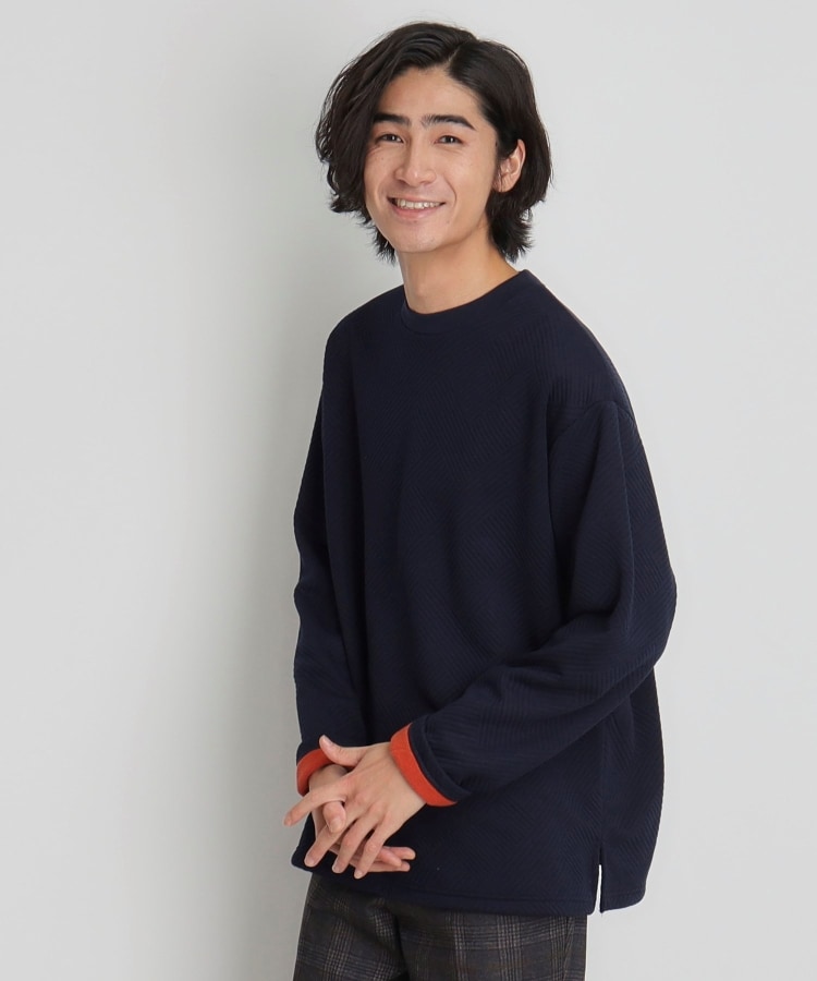 ザ ショップ ティーケー（メンズ）(THE SHOP TK(Men))のふくれキルティングフリースプルオーバー26