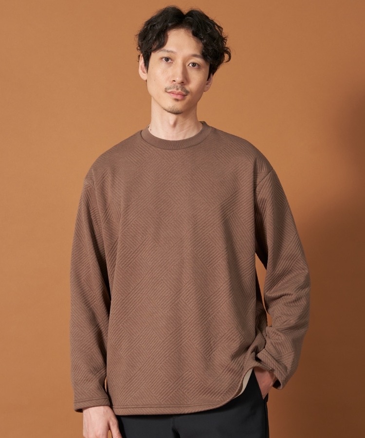 ザ ショップ ティーケー（メンズ）(THE SHOP TK(Men))のふくれキルティングフリースプルオーバー1