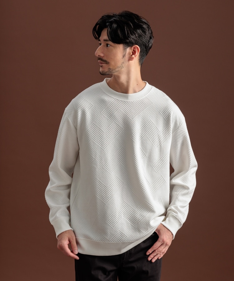 ザ ショップ ティーケー（メンズ）(THE SHOP TK(Men))のふくれキルティングプルオーバー1