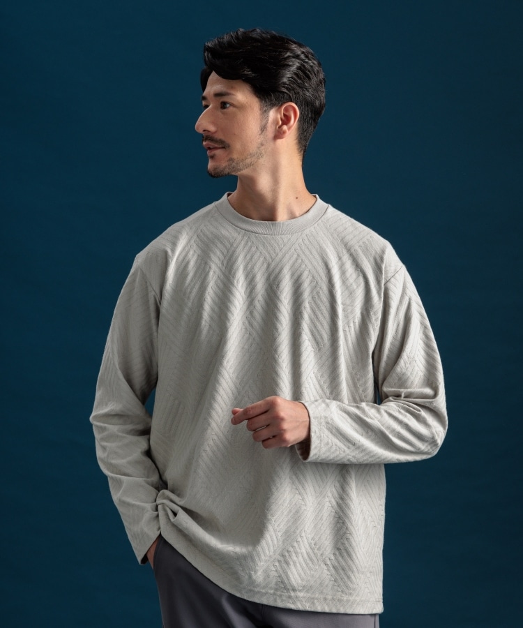 ザ ショップ ティーケー（メンズ）(THE SHOP TK(Men))のリンクスジャカード長袖Ｔシャツ5