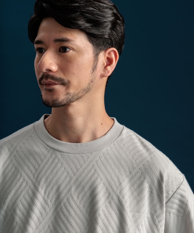 ザ ショップ ティーケー（メンズ）(THE SHOP TK(Men))のリンクスジャカード長袖Ｔシャツ4