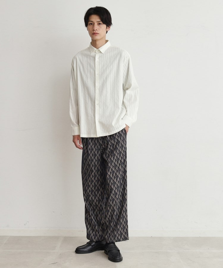 ザ ショップ ティーケー（メンズ）(THE SHOP TK(Men))のコットンレース長袖シャツ7