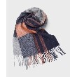 ザ ショップ ティーケー（メンズ）(THE SHOP TK(Men))のウールブロックチェックシングルマフラー ユニセックス8