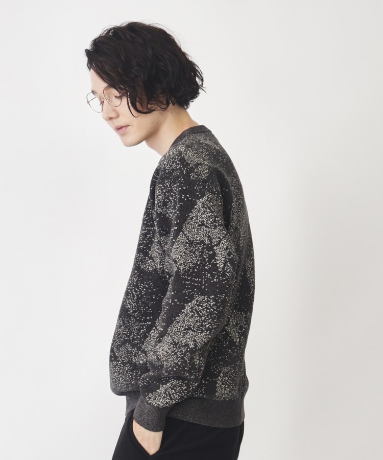 ザ ショップ ティーケー（メンズ）(THE SHOP TK(Men))の総柄モールニットクルーネック　ユニセックス8