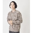 ザ ショップ ティーケー（メンズ）(THE SHOP TK(Men))の総柄モールニットクルーネック　ユニセックス12