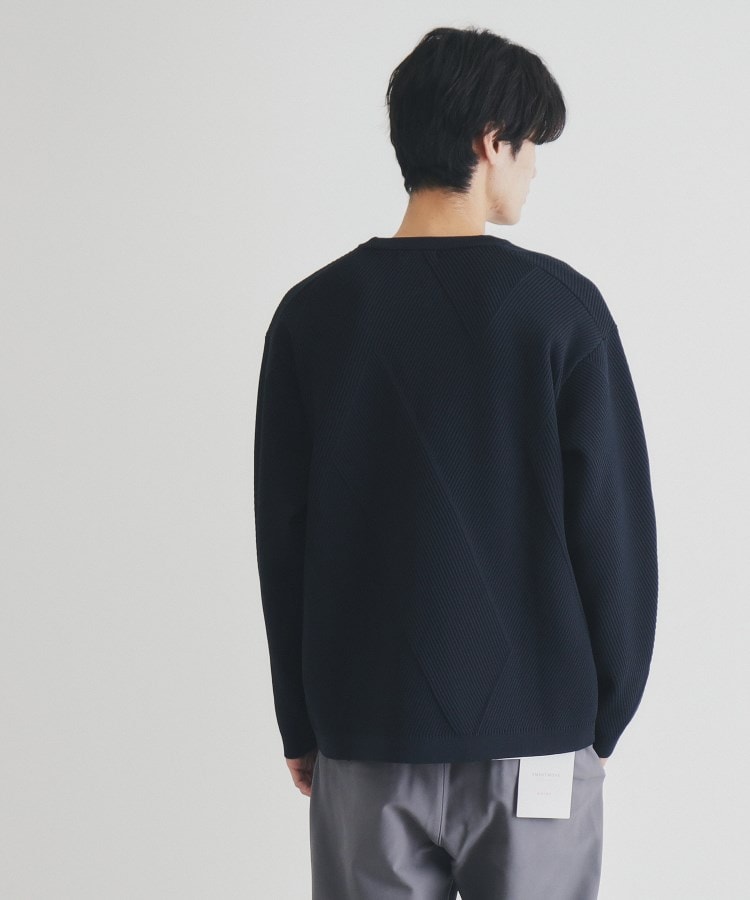 ザ ショップ ティーケー（メンズ）(THE SHOP TK(Men))の【クルーネックニット＋ロンTセットアイテム】ダイヤパネルアンサンブル9