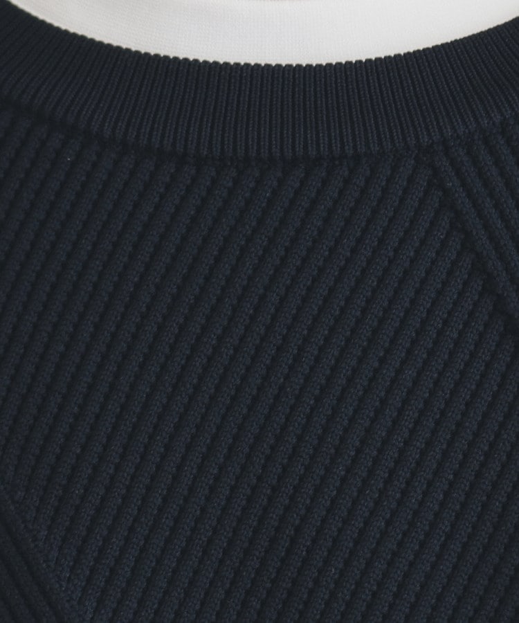 ザ ショップ ティーケー（メンズ）(THE SHOP TK(Men))の【クルーネックニット＋ロンTセットアイテム】ダイヤパネルアンサンブル11
