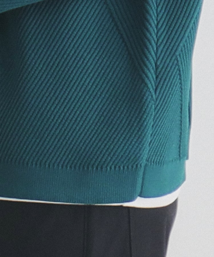 ザ ショップ ティーケー（メンズ）(THE SHOP TK(Men))の【クルーネックニット＋ロンTセットアイテム】ダイヤパネルアンサンブル21