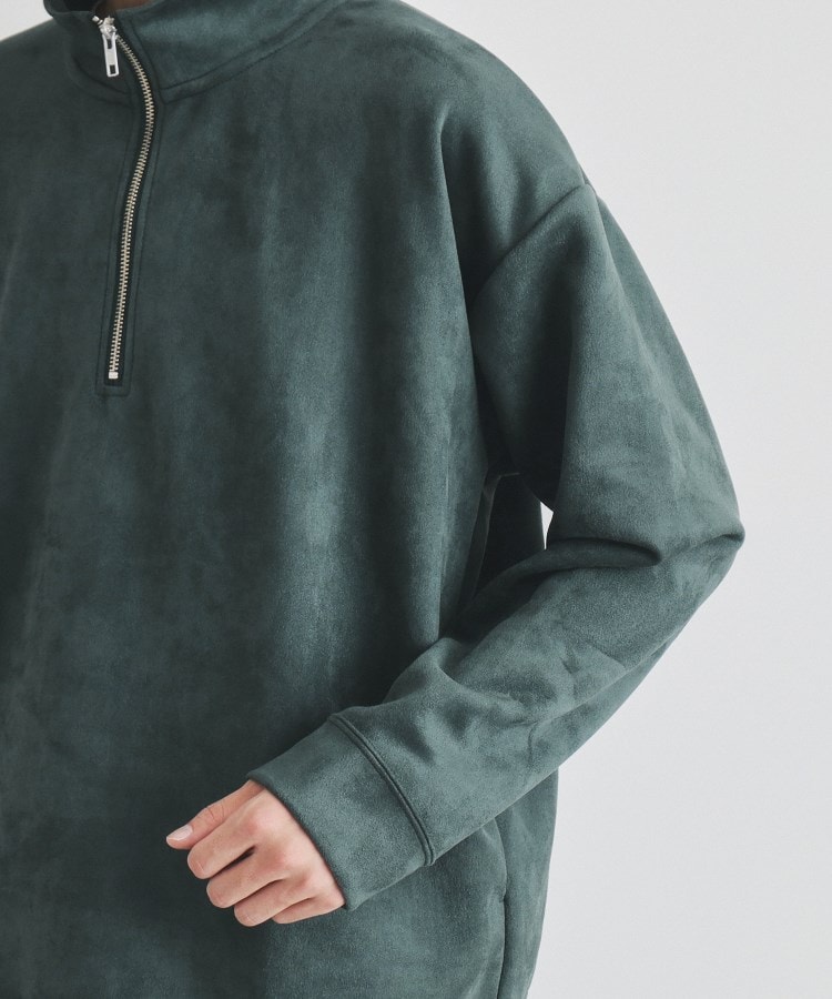 ザ ショップ ティーケー（メンズ）(THE SHOP TK(Men))のスウェードライクハーフジッププルオーバー23