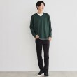 ザ ショップ ティーケー（メンズ）(THE SHOP TK(Men))の畦編みフェイクレイヤードVネック長袖Tシャツ9