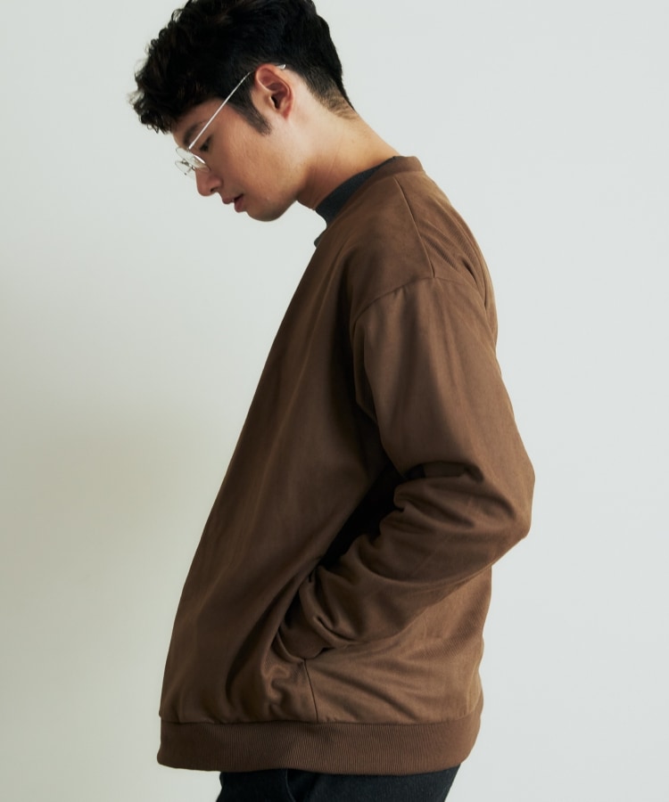ザ ショップ ティーケー（メンズ）(THE SHOP TK(Men))のツイルスウェードタッチカーディガン2