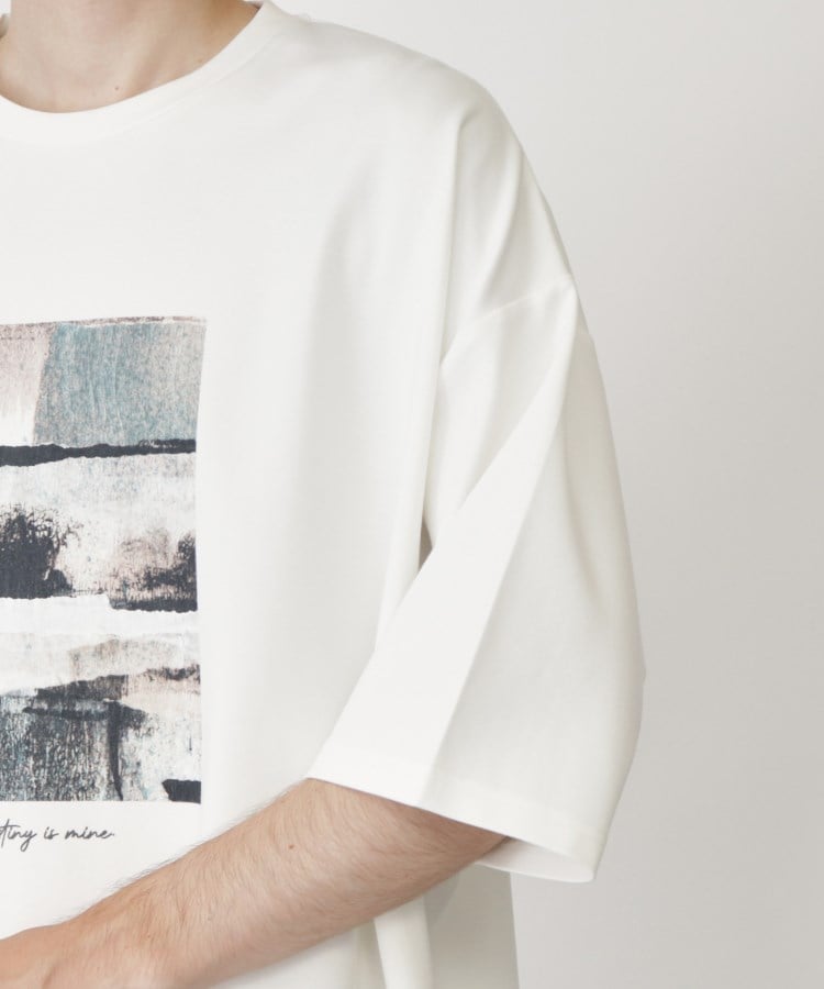 ザ ショップ ティーケー（メンズ）(THE SHOP TK(Men))のポンチビッグシルエットプリントTシャツ21