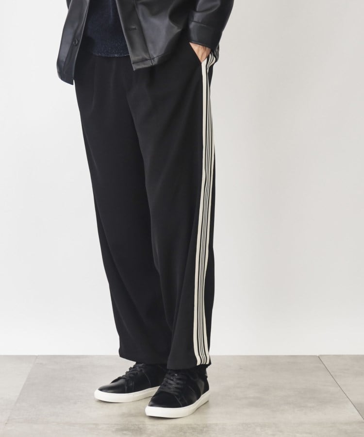 ザ ショップ ティーケー（メンズ）(THE SHOP TK(Men))のサイドライントラックパンツ ワイドシルエット2