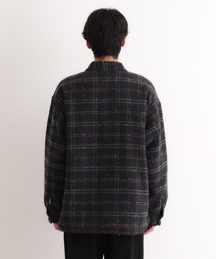 ザ ショップ ティーケー（メンズ）(THE SHOP TK(Men))のチェック柄ツイードライクCPOジャケット22