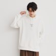 ザ ショップ ティーケー（メンズ）(THE SHOP TK(Men))のプリントダンボールパーカー ビッグシルエット／ユニセックス オフホワイト(003)