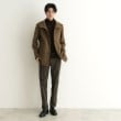 ザ ショップ ティーケー（メンズ）(THE SHOP TK(Men))のウールライクメルトン2WAYコート ビジネス対応/フード取外し可20