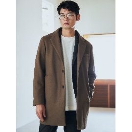 ザ ショップ ティーケー（メンズ）(THE SHOP TK(Men))のウールライクメルトンチェスターコート