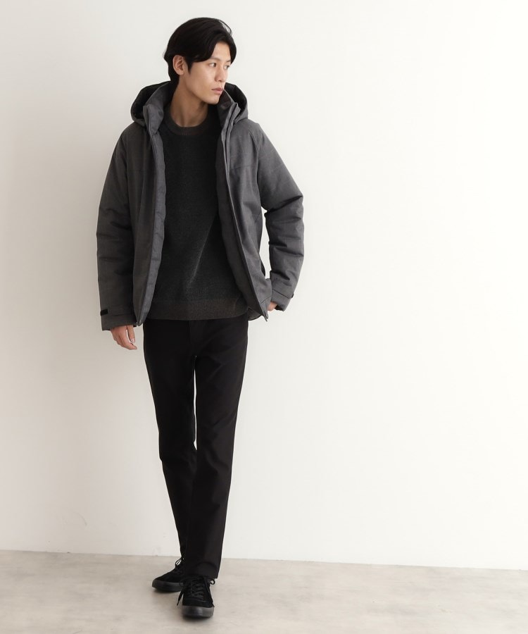 ザ ショップ ティーケー（メンズ）(THE SHOP TK(Men))のSORONA中綿フードブルゾン 蓄熱／保温／洗える／防風／撥水／ビジネス対応可21