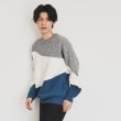 ザ ショップ ティーケー（メンズ）(THE SHOP TK(Men))のフェザー切替ウェーブプルオーバー1
