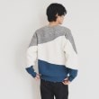 ザ ショップ ティーケー（メンズ）(THE SHOP TK(Men))のフェザー切替ウェーブプルオーバー2