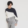 ザ ショップ ティーケー（メンズ）(THE SHOP TK(Men))のフェザー切替ウェーブプルオーバー17