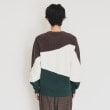 ザ ショップ ティーケー（メンズ）(THE SHOP TK(Men))のフェザー切替ウェーブプルオーバー23