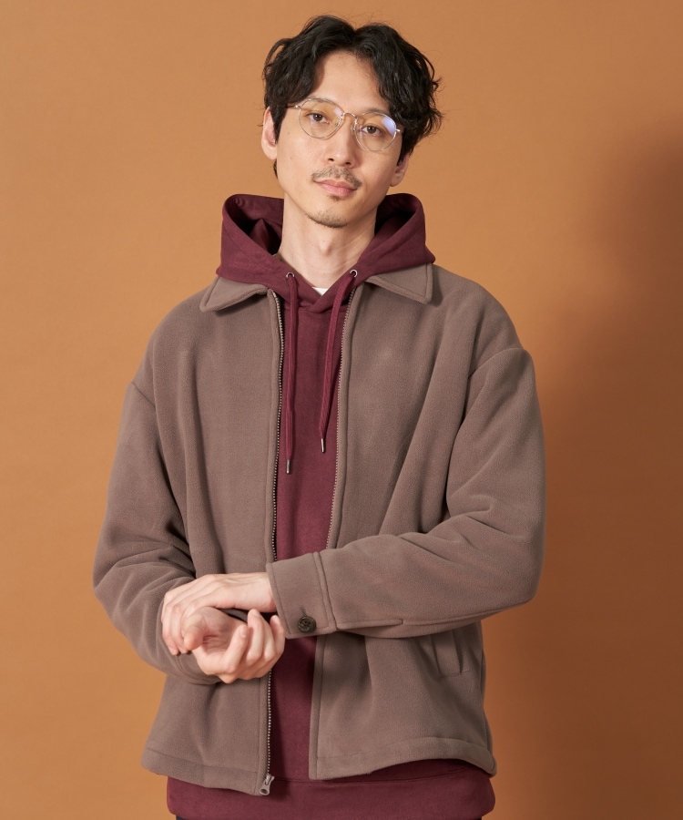 ザ ショップ ティーケー（メンズ）(THE SHOP TK(Men))のマイクロフリースジャケット 光吸収発熱機能／洗える5