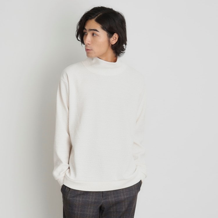 ザ ショップ ティーケー（メンズ）(THE SHOP TK(Men))のシェニールハイネックプルオーバー カットソー