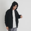 ザ ショップ ティーケー（メンズ）(THE SHOP TK(Men))のスウェードライクダンボールジップパーカー ブラック(019)