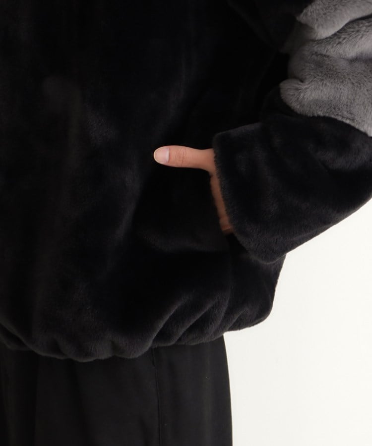 ザ ショップ ティーケー（メンズ）(THE SHOP TK(Men))のフードフェイクファーブルゾン ユニセックス18