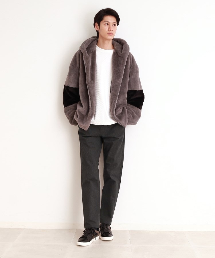 ザ ショップ ティーケー（メンズ）(THE SHOP TK(Men))の7DAYSパンツWARM ver ビジネス対応／ストレッチ／裏起毛19