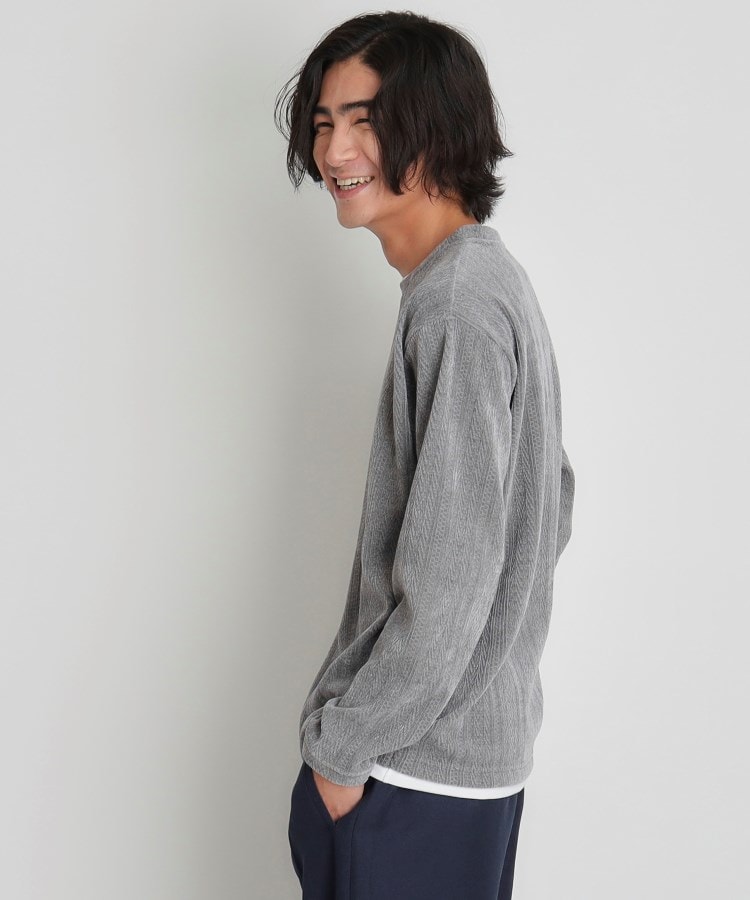 ザ ショップ ティーケー（メンズ）(THE SHOP TK(Men))のシェニールケーブルプルオーバー7