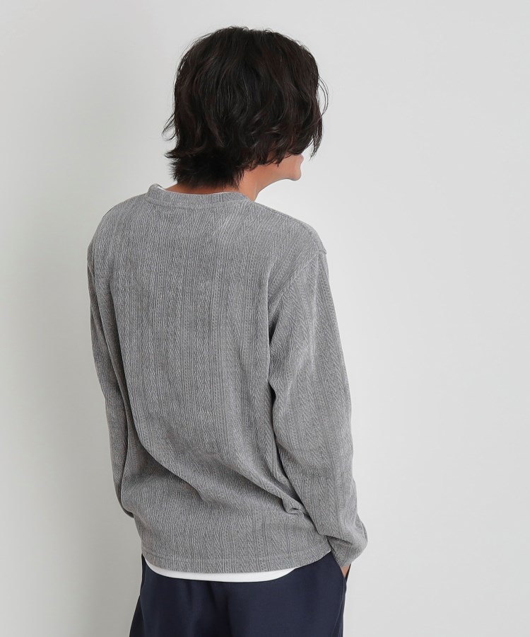 ザ ショップ ティーケー（メンズ）(THE SHOP TK(Men))のシェニールケーブルプルオーバー8