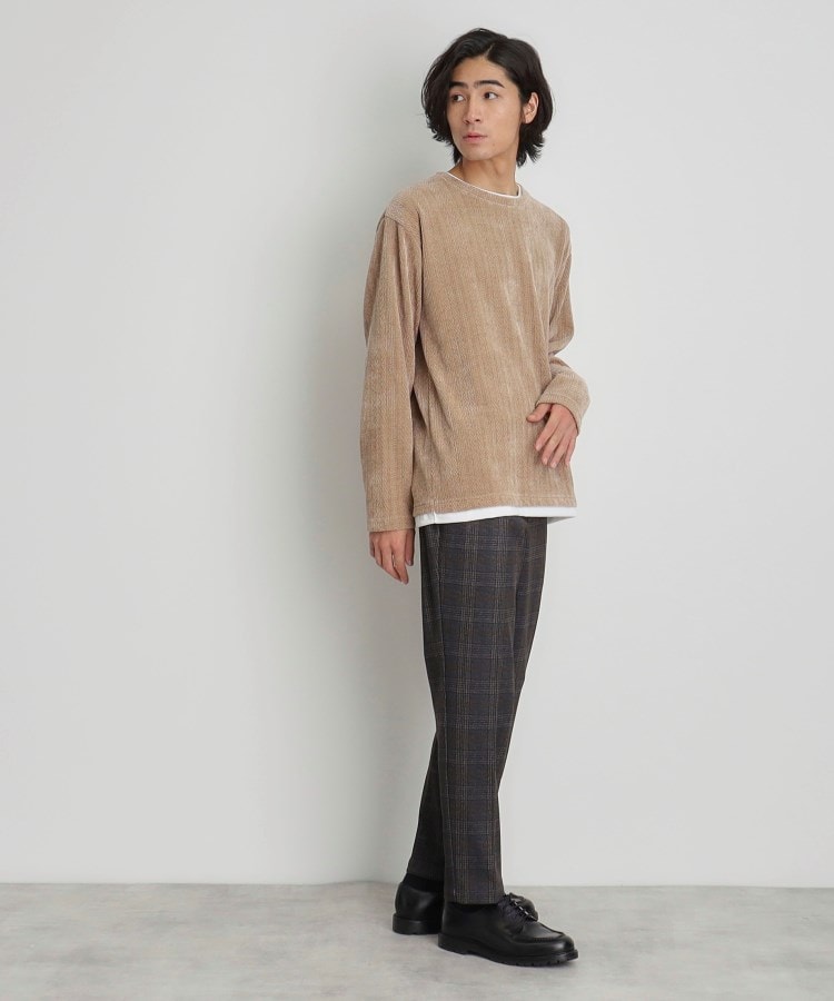 ザ ショップ ティーケー（メンズ）(THE SHOP TK(Men))のシェニールケーブルプルオーバー22
