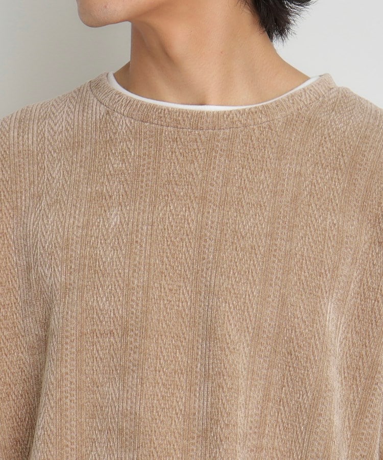 ザ ショップ ティーケー（メンズ）(THE SHOP TK(Men))のシェニールケーブルプルオーバー27