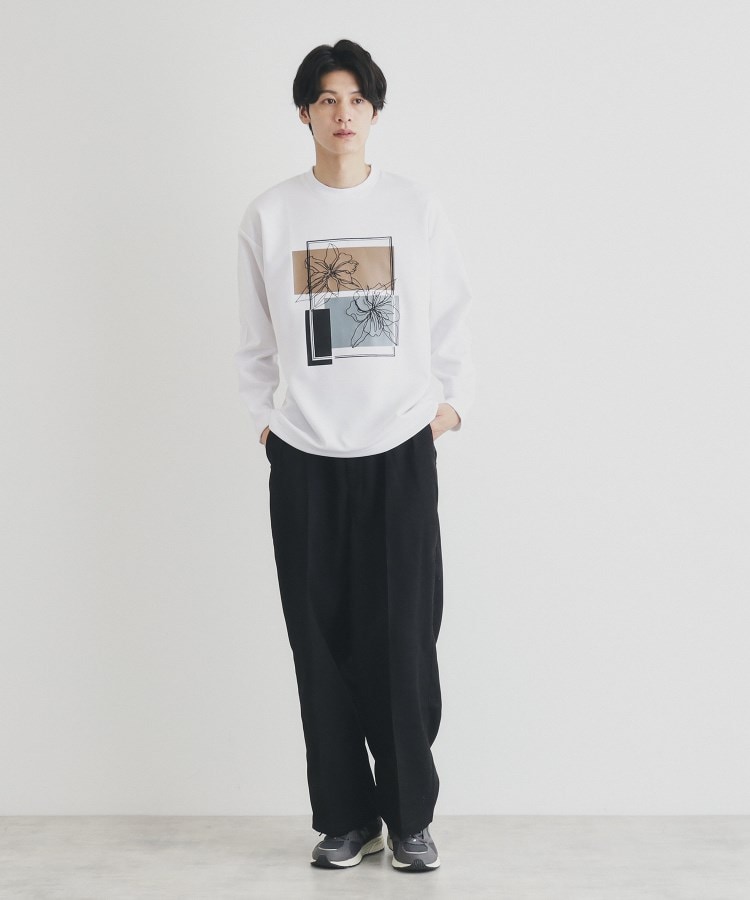 ザ ショップ ティーケー（メンズ）(THE SHOP TK(Men))のステッチワークグラフィック長袖Tシャツ7