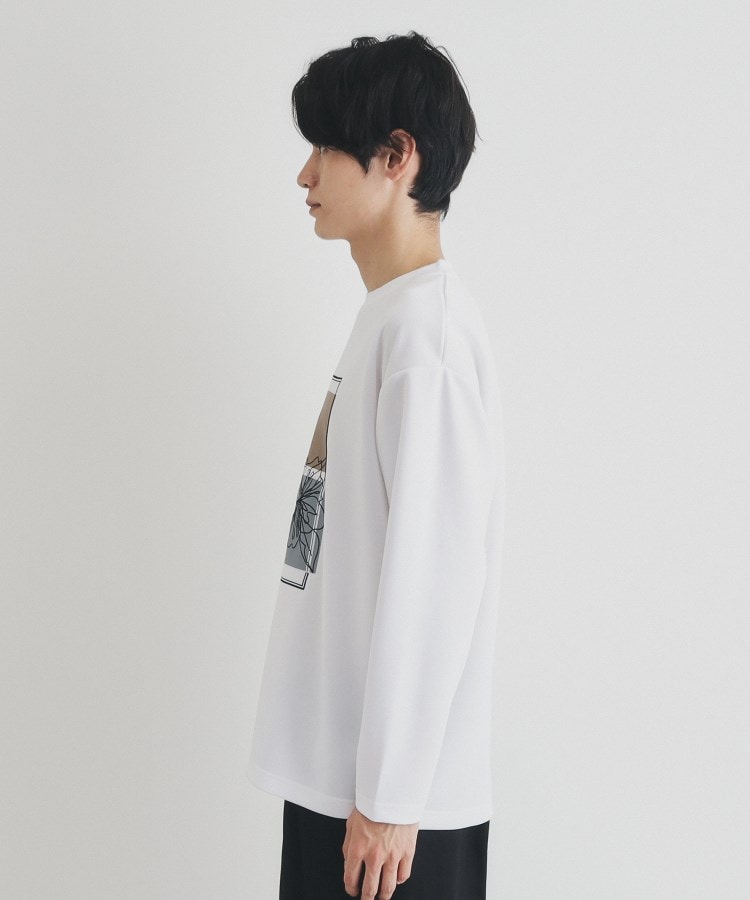 ザ ショップ ティーケー（メンズ）(THE SHOP TK(Men))のステッチワークグラフィック長袖Tシャツ10