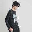 ザ ショップ ティーケー（メンズ）(THE SHOP TK(Men))のステッチワークグラフィック長袖Tシャツ1