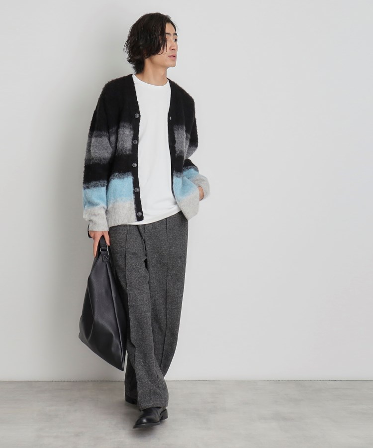 ザ ショップ ティーケー（メンズ）(THE SHOP TK(Men))のシャギーニットカーディガン ビッグシルエット3