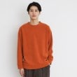 ザ ショップ ティーケー（メンズ）(THE SHOP TK(Men))のジャカードモールボアプルオーバー オレンジ(024)