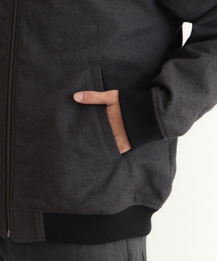 ザ ショップ ティーケー（メンズ）(THE SHOP TK(Men))のシャークスキン薄中綿リブブルゾン28