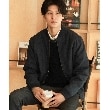 ザ ショップ ティーケー（メンズ）(THE SHOP TK(Men))のシャークスキン薄中綿リブブルゾン4