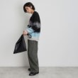 ザ ショップ ティーケー（メンズ）(THE SHOP TK(Men))のタックワイドスラックス ブラック／グレンチェック／ブラウンチェック7