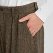 ザ ショップ ティーケー（メンズ）(THE SHOP TK(Men))のタックワイドスラックス ブラック／グレンチェック／ブラウンチェック17