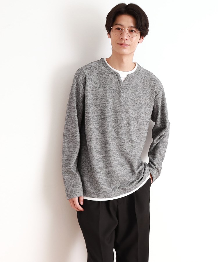 ザ ショップ ティーケー（メンズ）(THE SHOP TK(Men))のモスフリースキーネックプルオーバー2
