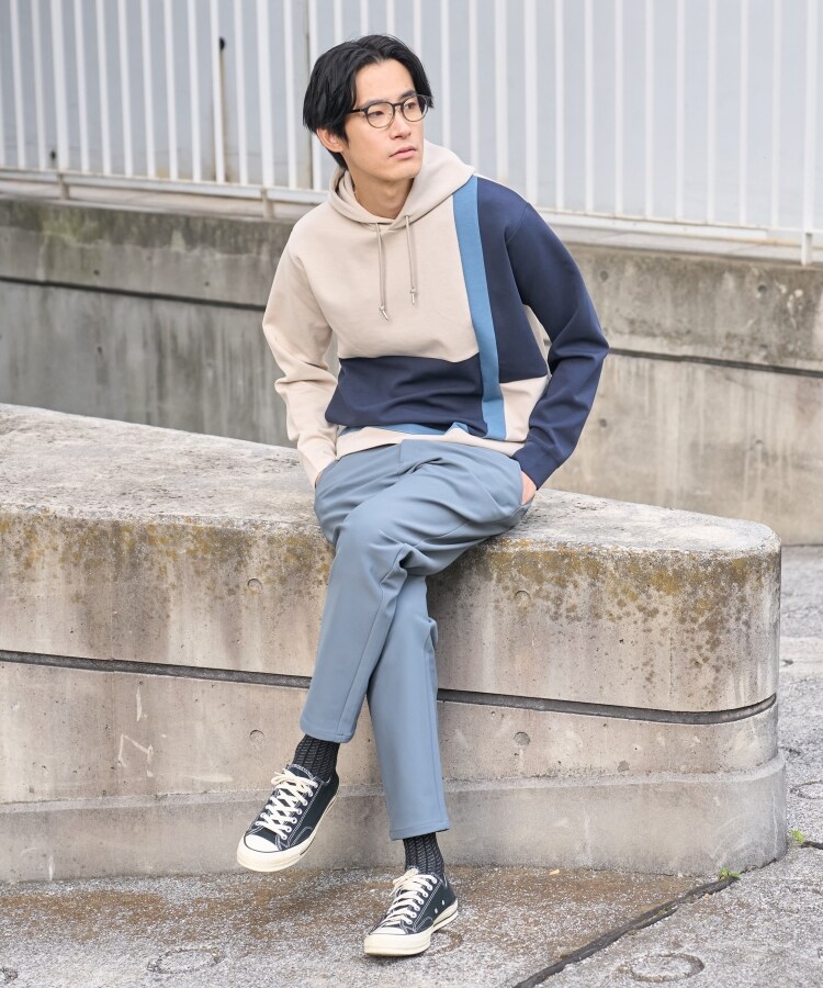 ザ ショップ ティーケー（メンズ）(THE SHOP TK(Men))の◆【ストレッチ/ウエストゴム/リラックス感のある履き心地】新・スマートムーブイージーパンツ47